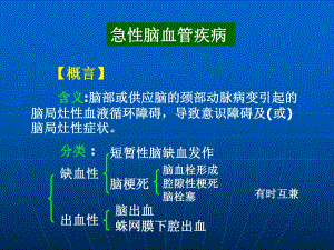 急性脑血管疾病名师编辑PPT课件.ppt