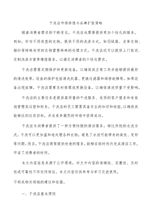 干洗店市场渗透与品牌扩张策略.docx