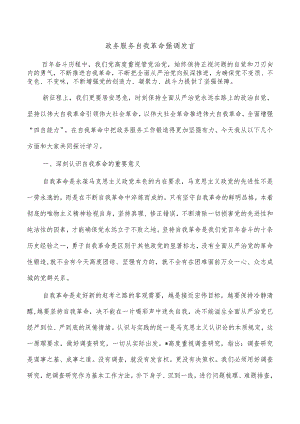 政务服务自我革命强调发言.docx