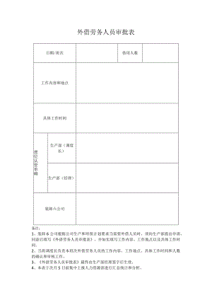 外借劳务人员审批表.docx