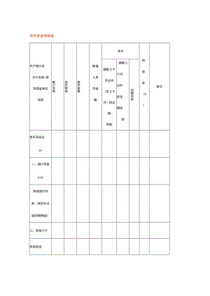 货币资金明细表.docx