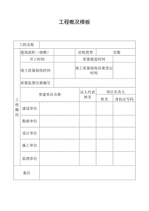工程概况模板.docx
