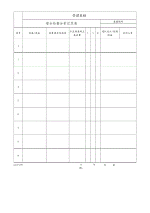 安全检查分析记录表.docx