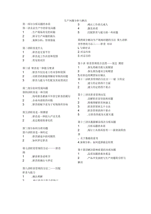 生产问题分析与解决.docx