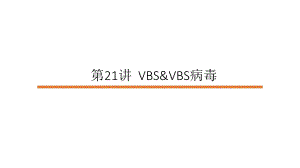 第21讲VBSampVBS病毒名师编辑PPT课件.ppt