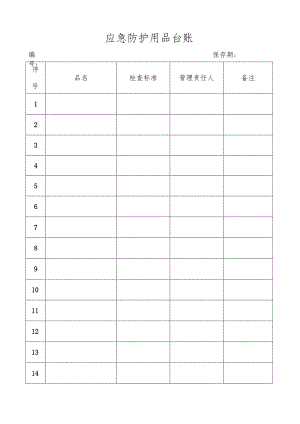 应急防护用品台账.docx
