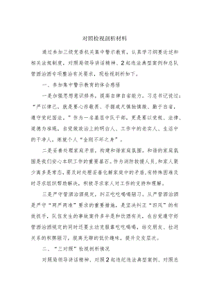对照检视剖析材料.docx