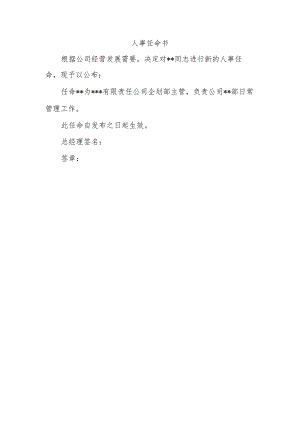 人事任命书.docx