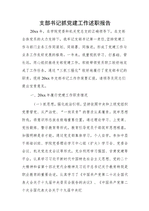 支部书记抓党建工作述职报告.docx