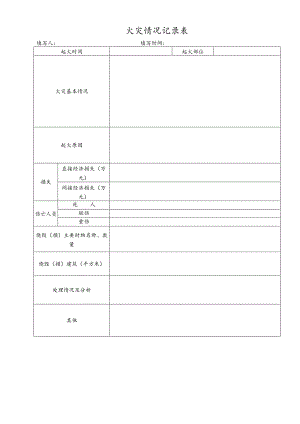 2023《火灾情况记录表》.docx