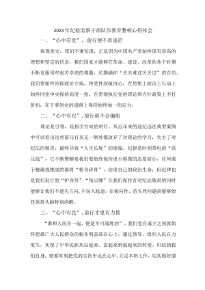 城区机关事业单位2023年纪检监察干部队伍教育整顿个人心得体会 （汇编10份）.docx