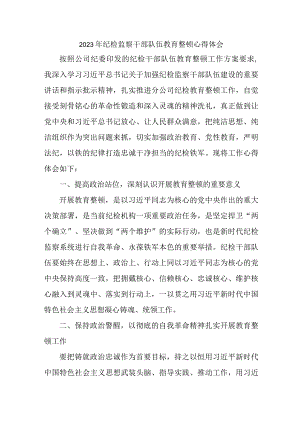 环保局2023年纪检监察干部队伍教育整顿个人心得体会 （7份）.docx