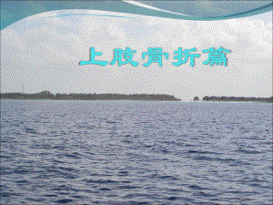 [PPT模板]上肢骨折1.ppt