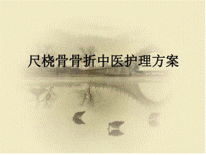 尺桡骨骨折中医护理方案.ppt.ppt