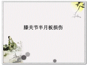 膝关节半月板损伤.ppt