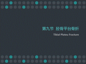 胫骨平台骨折PPT.ppt