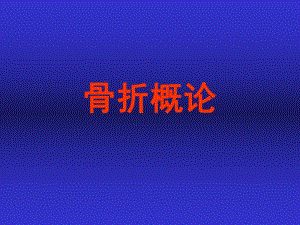 骨折概论.ppt