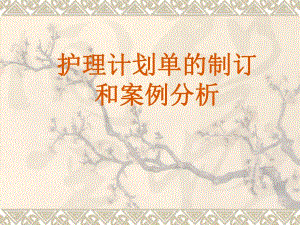 护理计划单的制订(上传文件).ppt.ppt