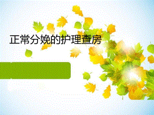 正常分娩的护理查房.ppt