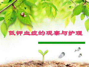 低钾血症的观察与护理.ppt