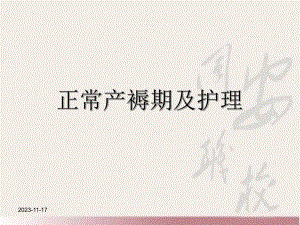 正常产褥期及护理.ppt