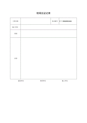 XX现场见证记录〔2023〕20号.docx