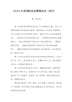 大学消防安全管理办法（试行）.docx