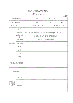 生产公司火灾事故台账.docx