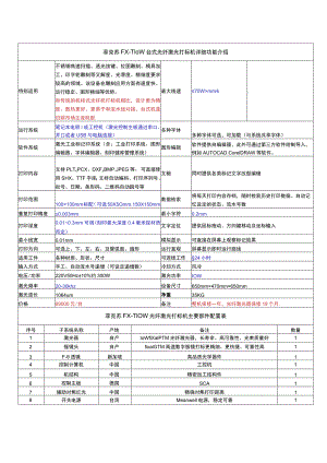 菲克苏FX-T10W台式光纤激光打标机详细功能介绍.docx