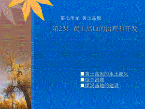 第2课黄土高原的治理和开发.ppt
