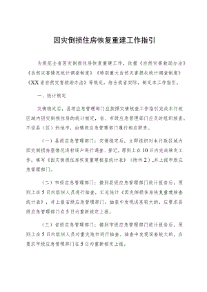 因灾倒损住房恢复重建工作指引.docx