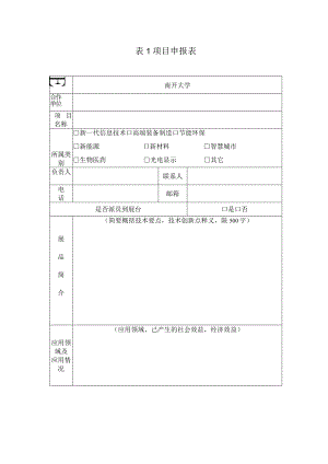 表1项目申报表.docx