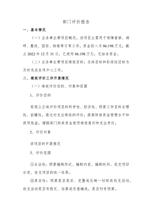 部门评价报告.docx