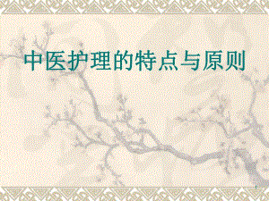 中医护理的特点与原则.ppt