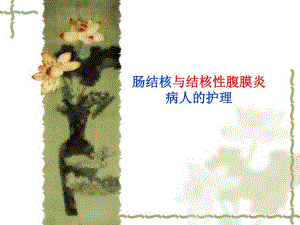 第五节 肠结核及结核性腹膜炎病人的护理.ppt