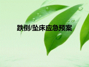 跌倒或坠床应急预案.ppt