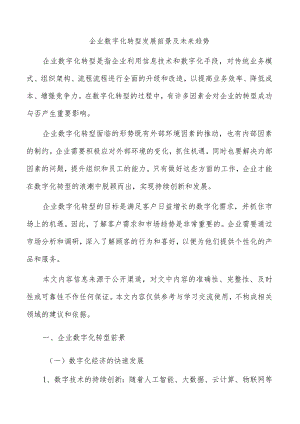 企业数字化转型发展前景及未来趋势.docx