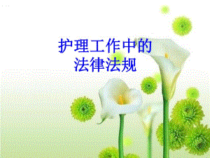 护理工作中的法律法规.ppt