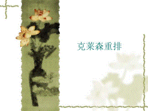 克莱森重排.ppt.ppt
