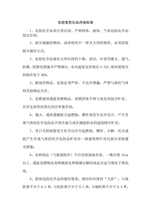 实验室危化品存放 标准.docx