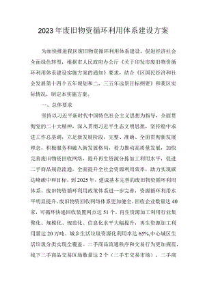 2023年废旧物资循环利用体系建设方案.docx