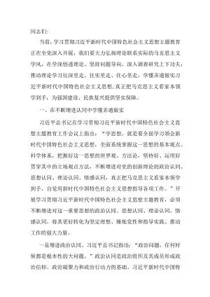 讲稿：“三向发力”推动主题教育高质量开展.docx