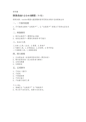 低门槛理财基础知识 .docx