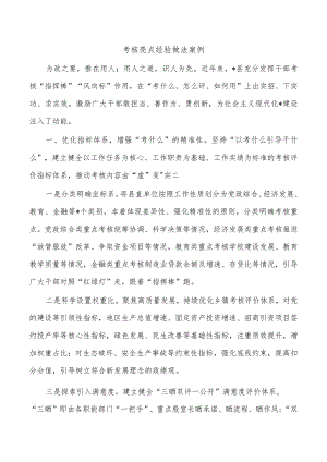 考核亮点经验做法案例.docx