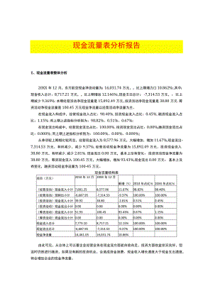 现金流量表分析报告.docx