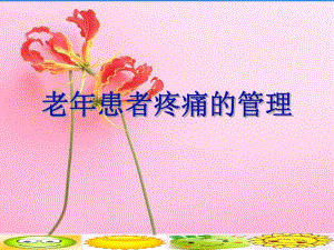 老患者的的疼痛管理(新).ppt