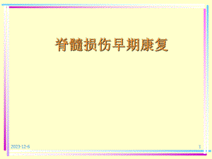 脊髓损伤早期康复.ppt