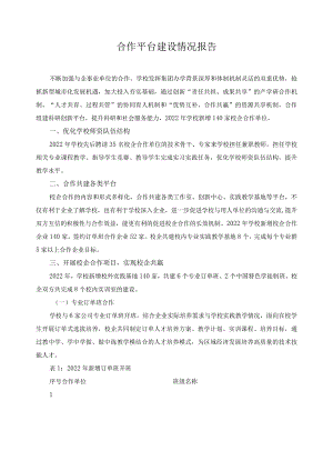 合作平台建设情况报告.docx