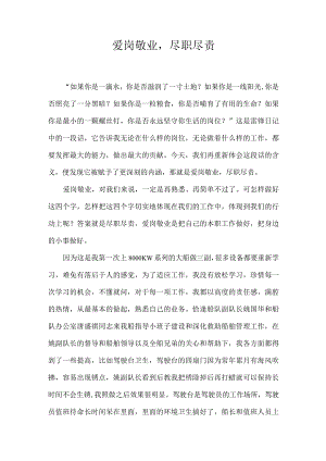 爱岗敬业尽职尽责.docx