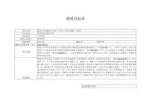 绩效目标表.docx